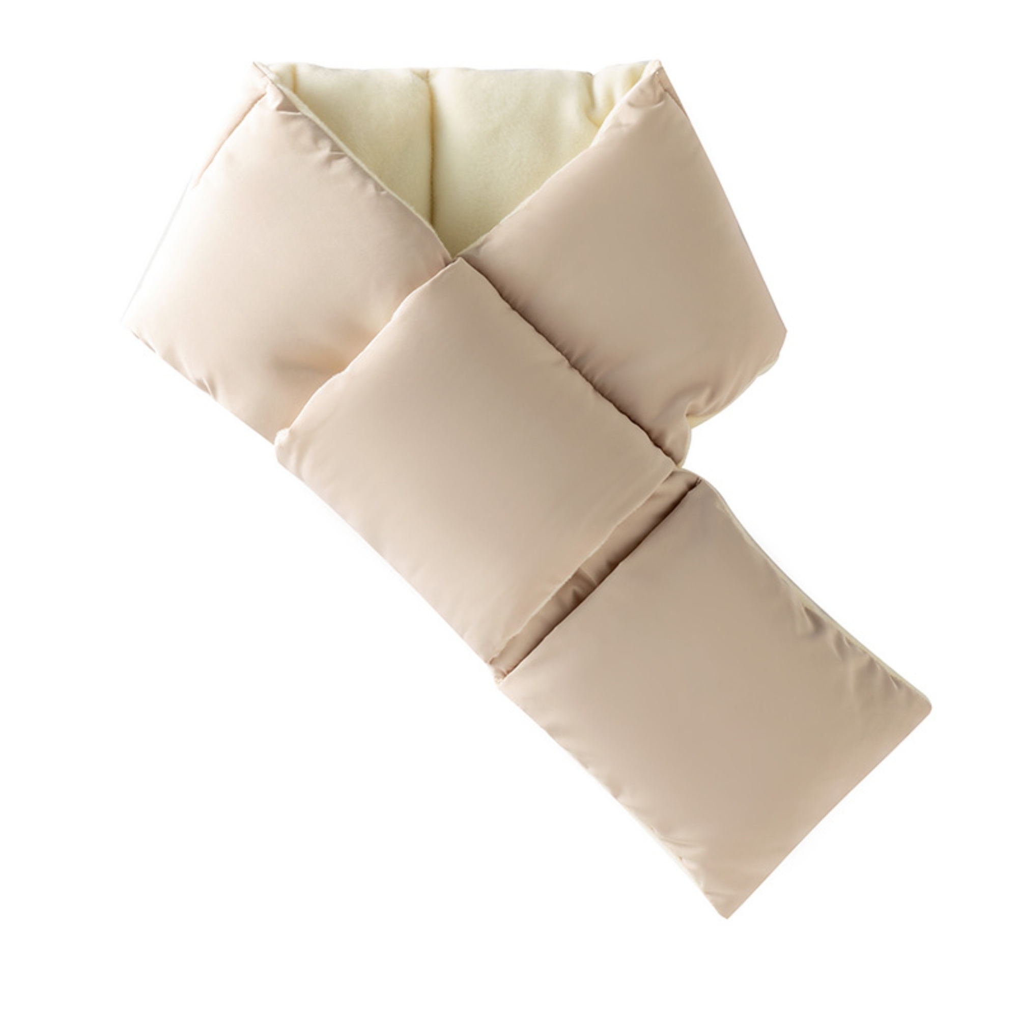 Down Cotton Puffer Winter Scarf 12