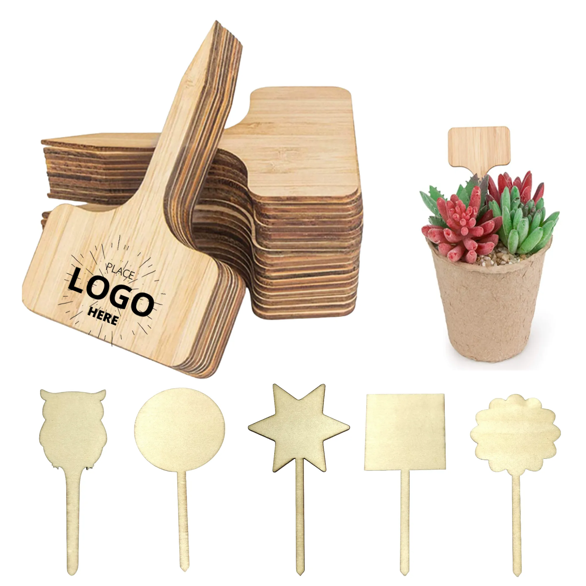 Wooden Plant Label
