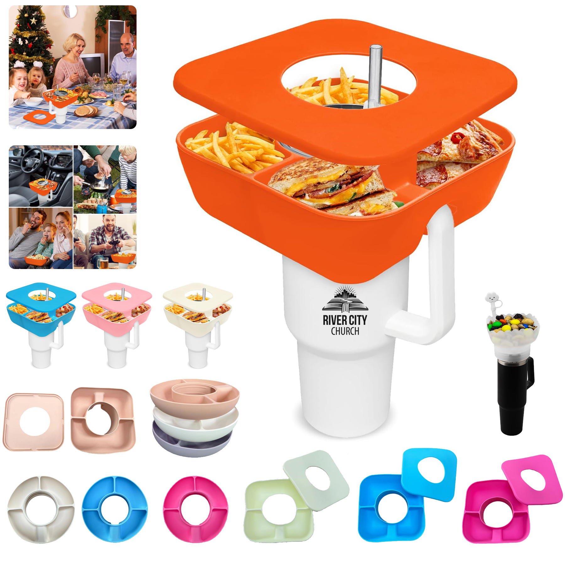 40 OZ Tumbler Snack Tray 5