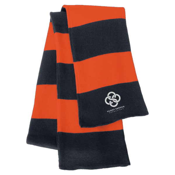 Sportsman SP02 Rugby Striped Knit Scarf