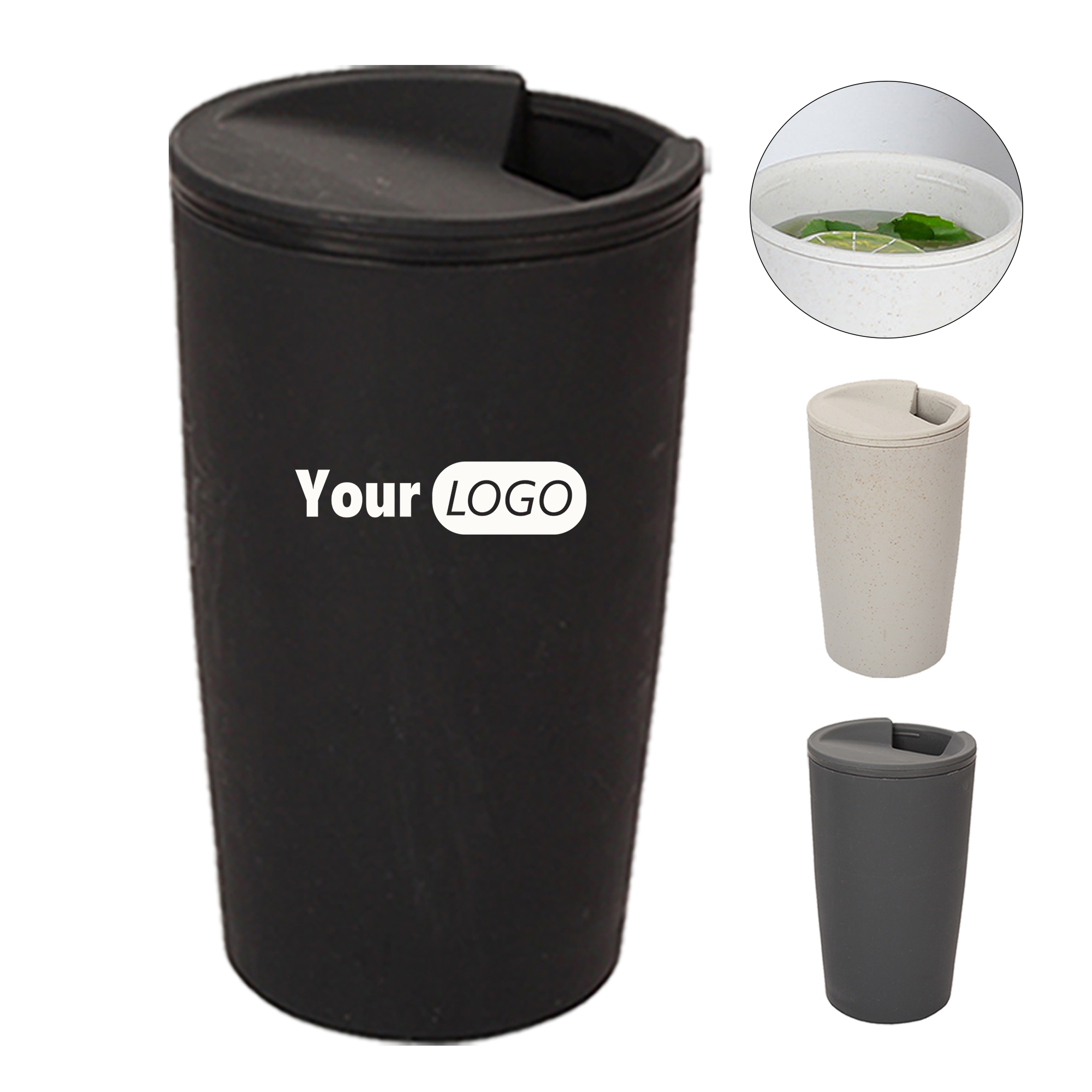 18.6 oz Sustainable Wheat Straw Plastic Cup 7