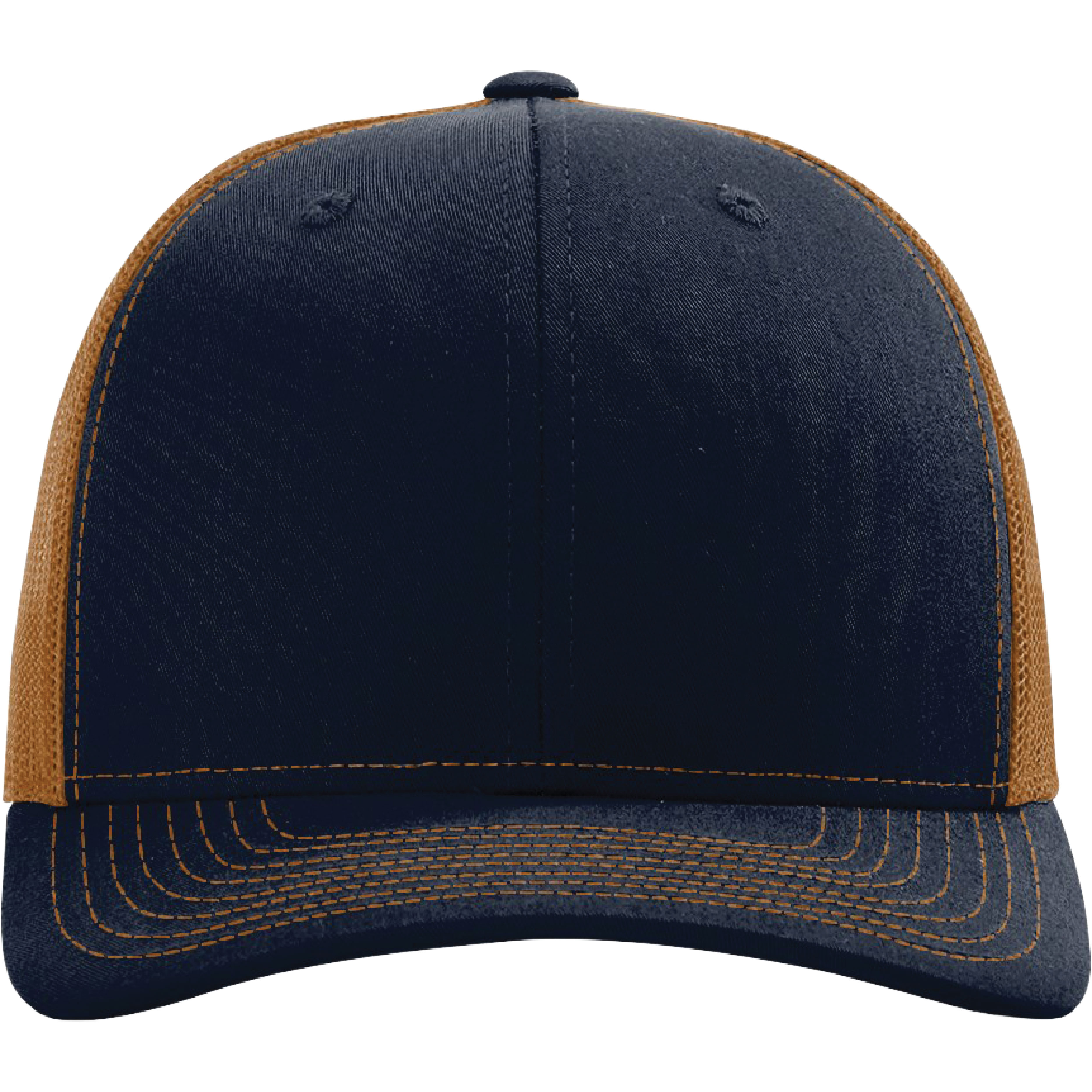 Richardson 112 6-Panel Snapback Trucker Hat w/Leatherette Adhesive Patches or Embroidery 279
