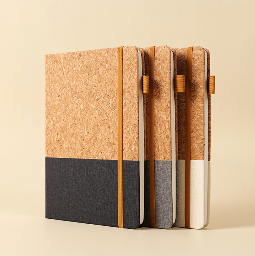 Cork Hardcover Bound Notebooks 13