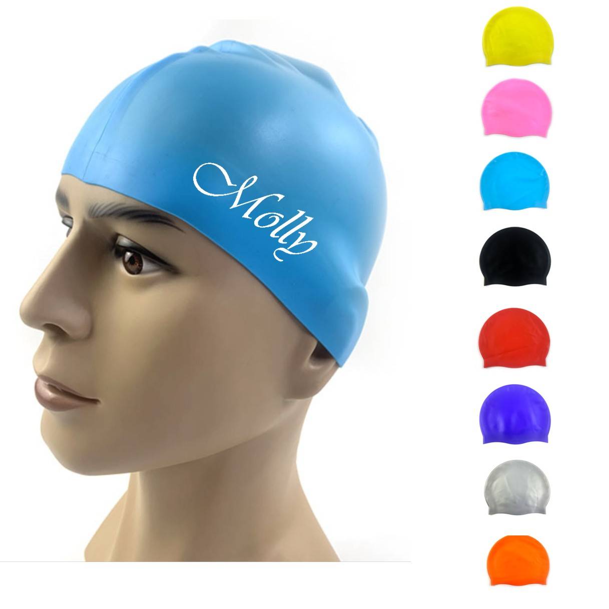 50g High Quality Silicone Swimming Caps