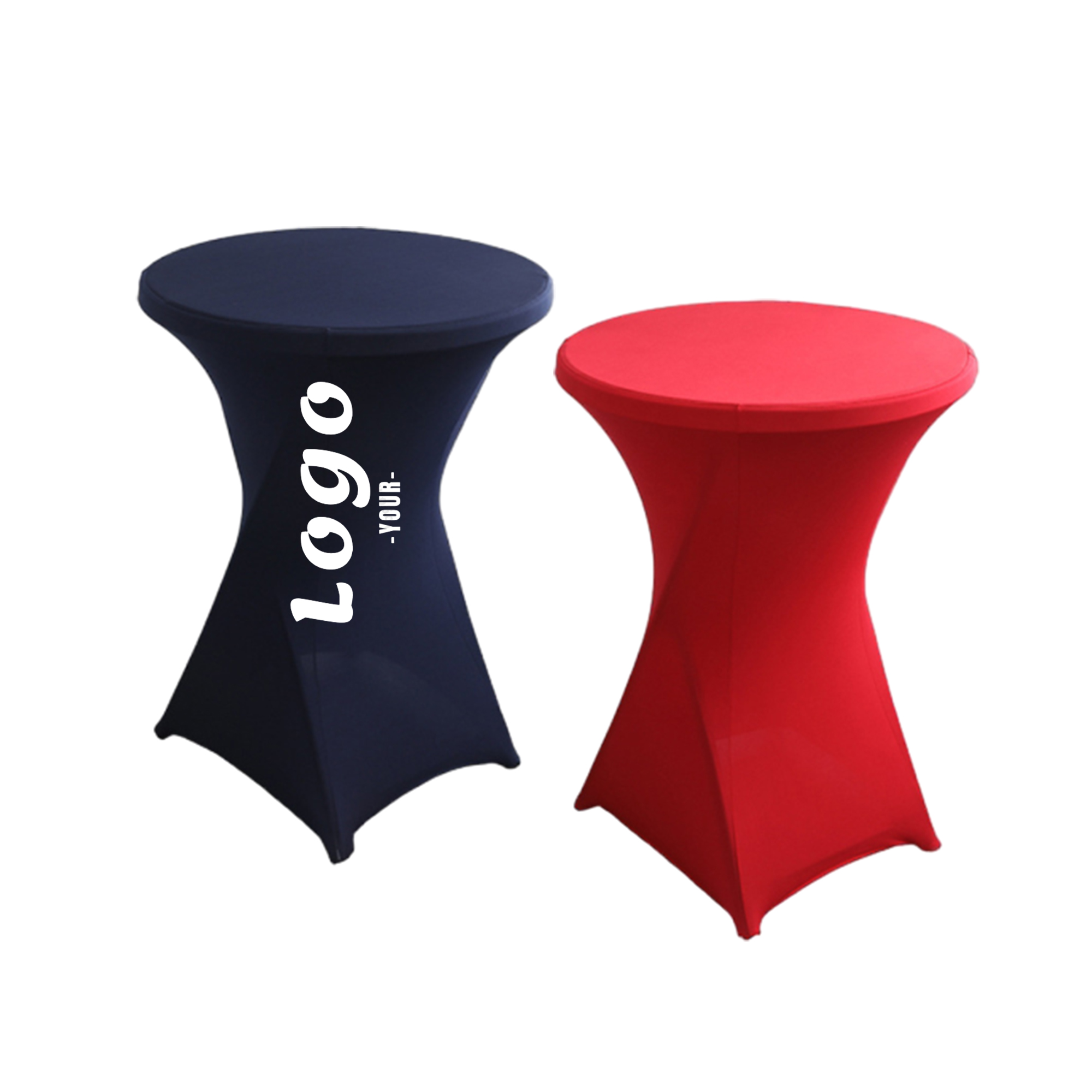 Sublimation Full Color Spandex Cocktail Fitted Tablecloths 2