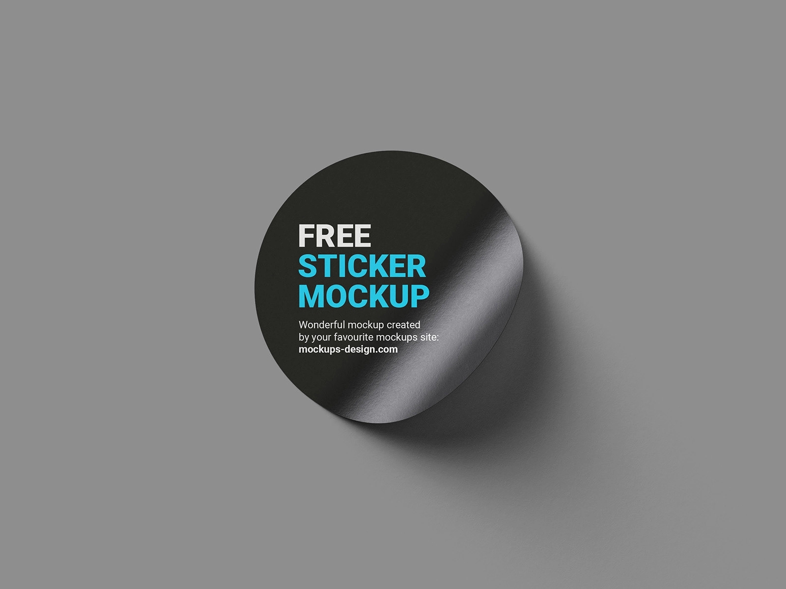 2" ROUND PVC WATER RESISTANT STICKER