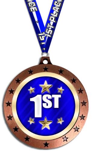 Star Bezel Medallion Holder W/ (EVENT) Stock Satin