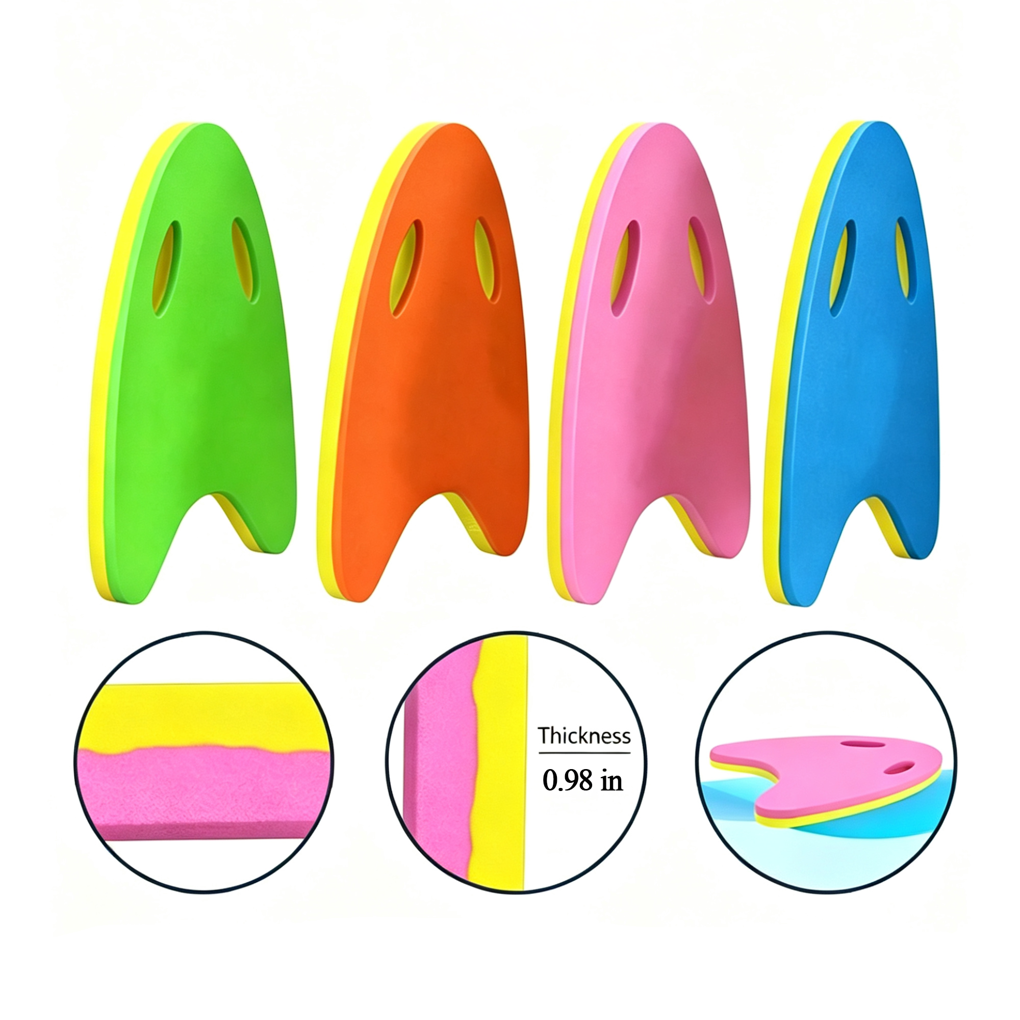 A Shape EVA Swim Training Board for Children and Adults 3