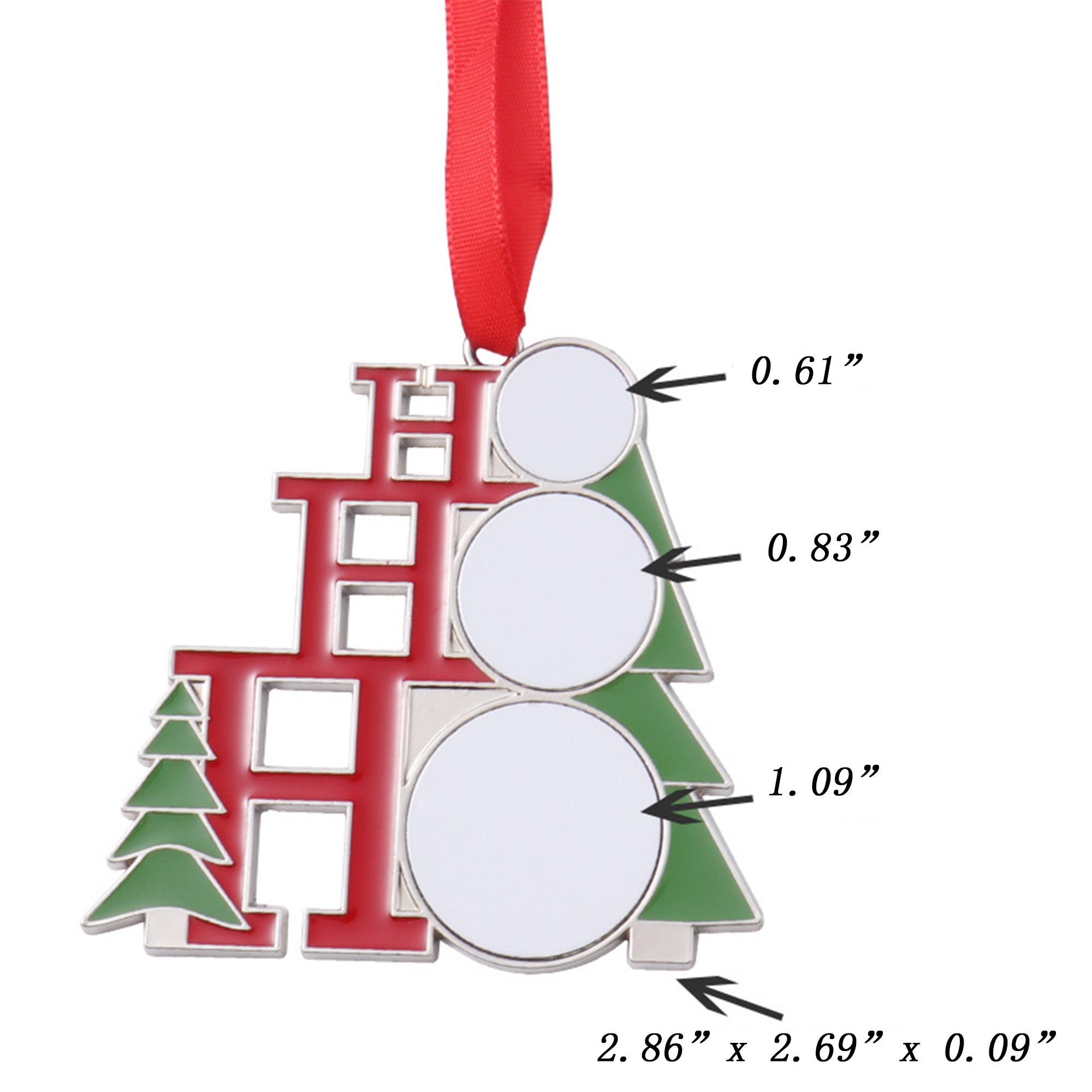 Aluminum Alloy Christmas Decoration Pendant 9