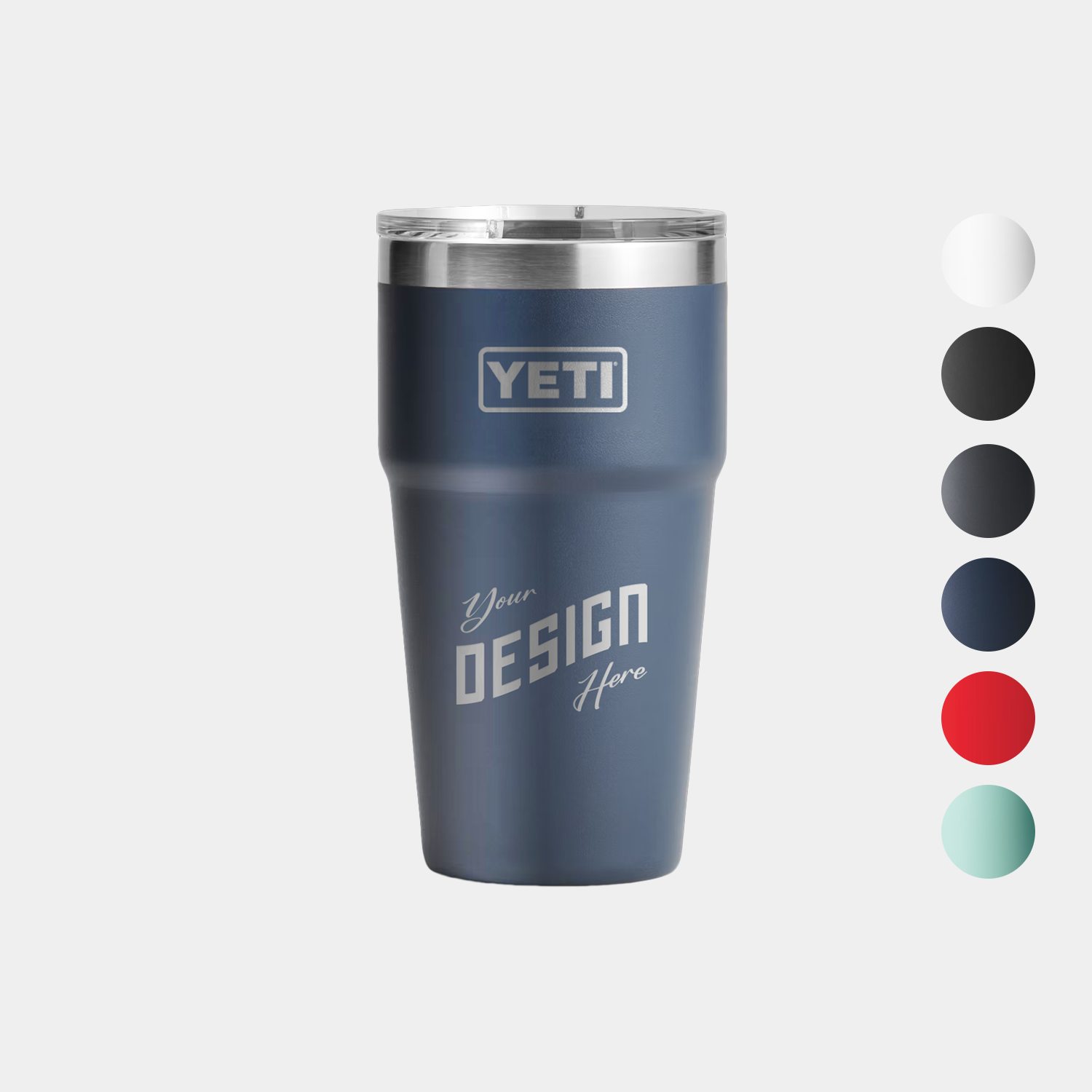 16 Oz YETI® Rambler Stainless Steel Insulated Stackable Pint Tumbler