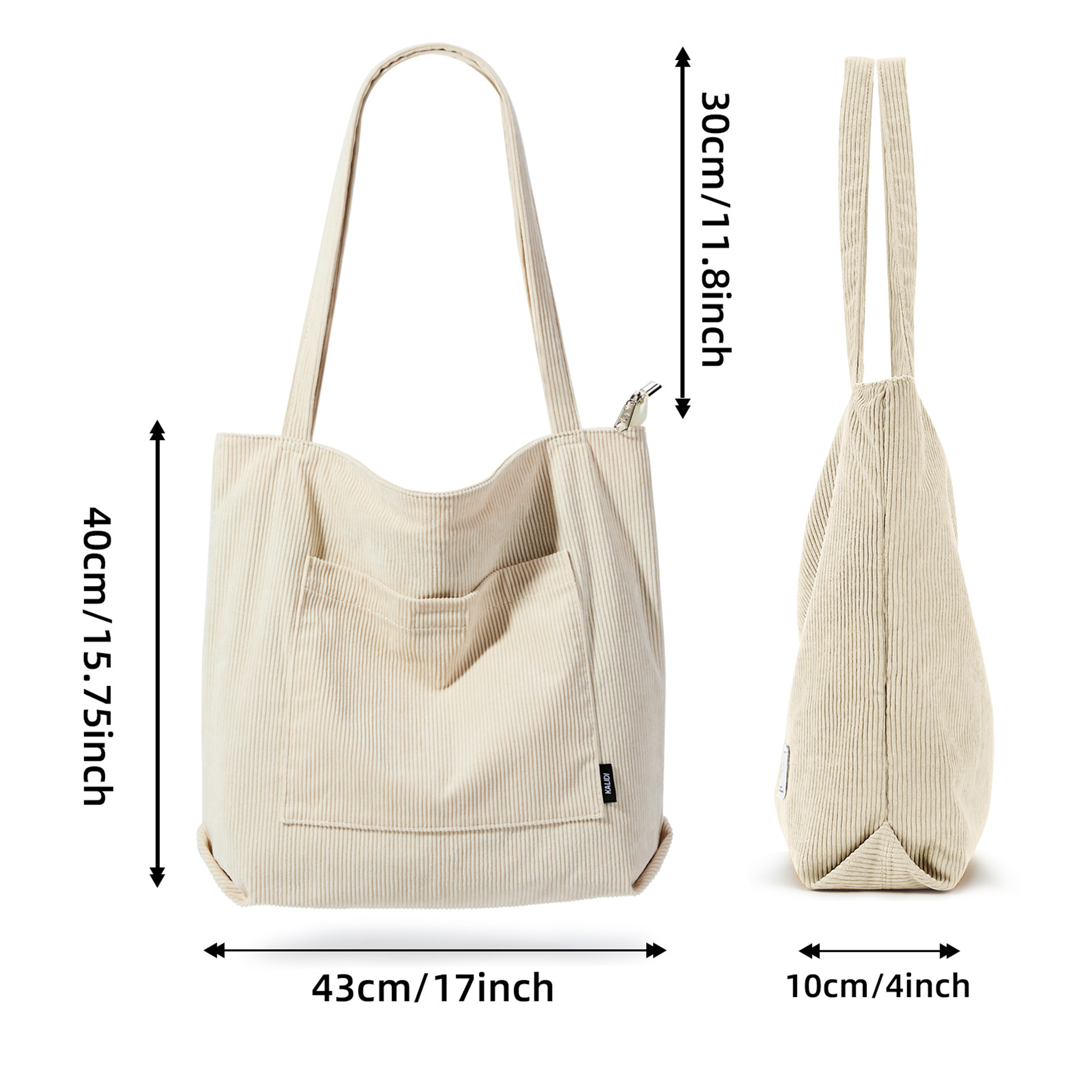 Vintage-Inspired Canvas Shoulder Bag with Waterproof Design 10