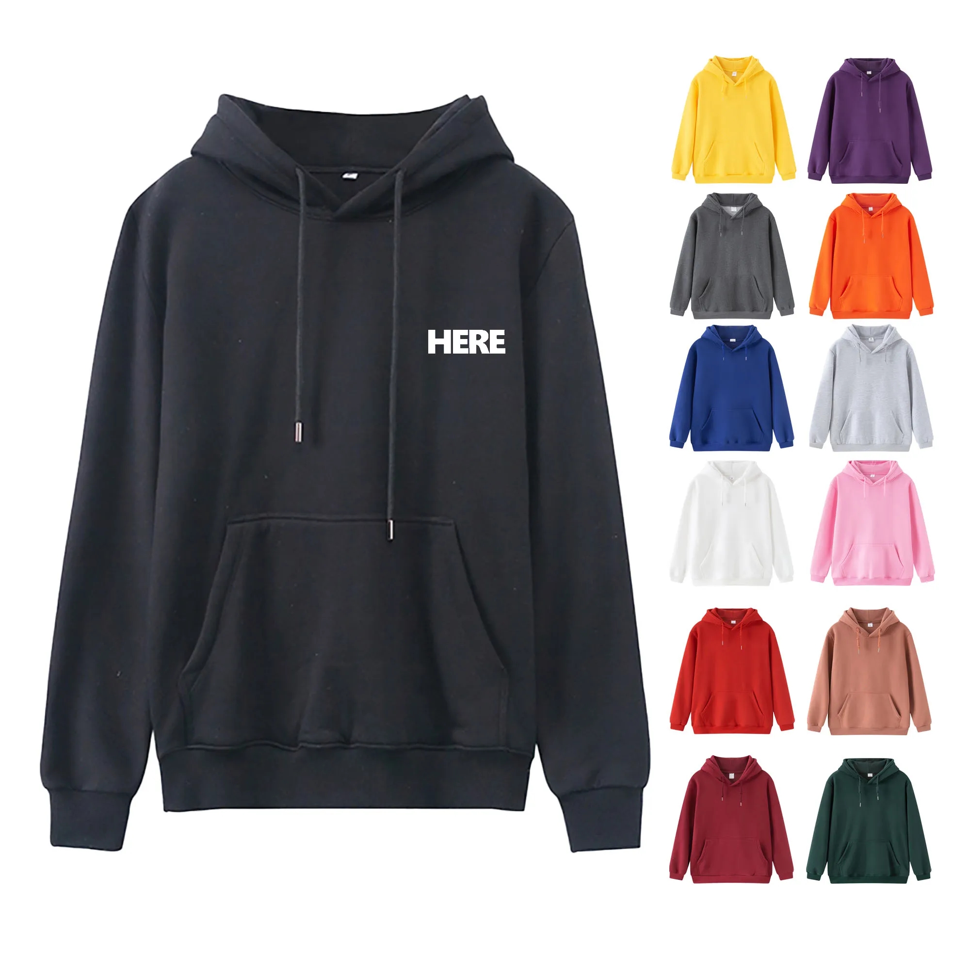 Adult Fleece Hooded Sweatshirt