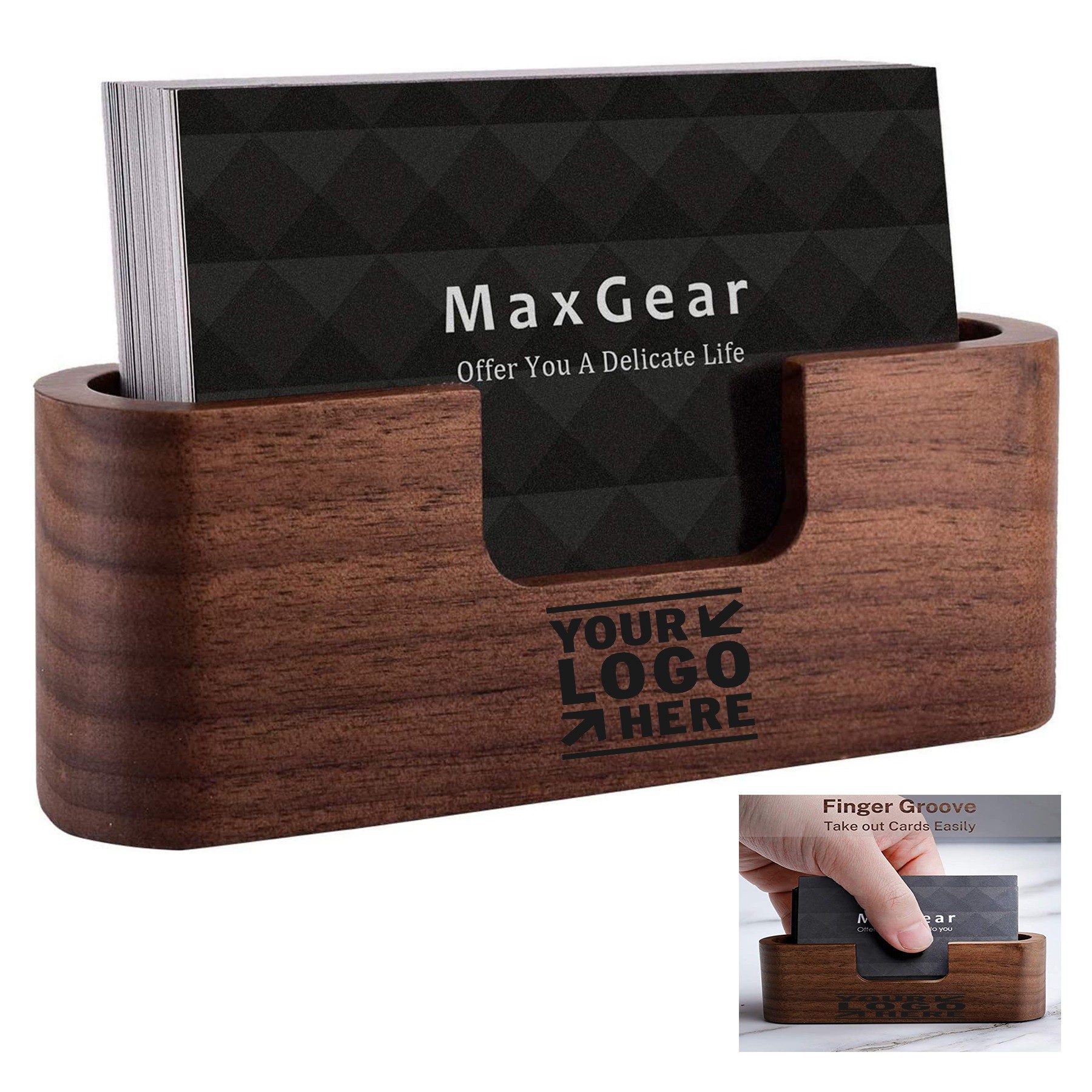 Desk Business Card Holder