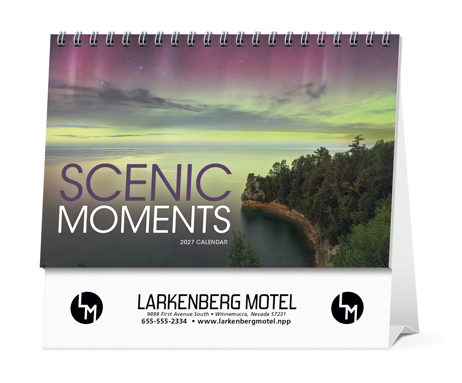 Triumph Calendars Scenic Moments Large Desk Calendar