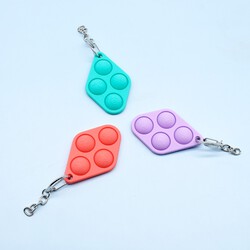 Stress Reliever Silicone Keychain