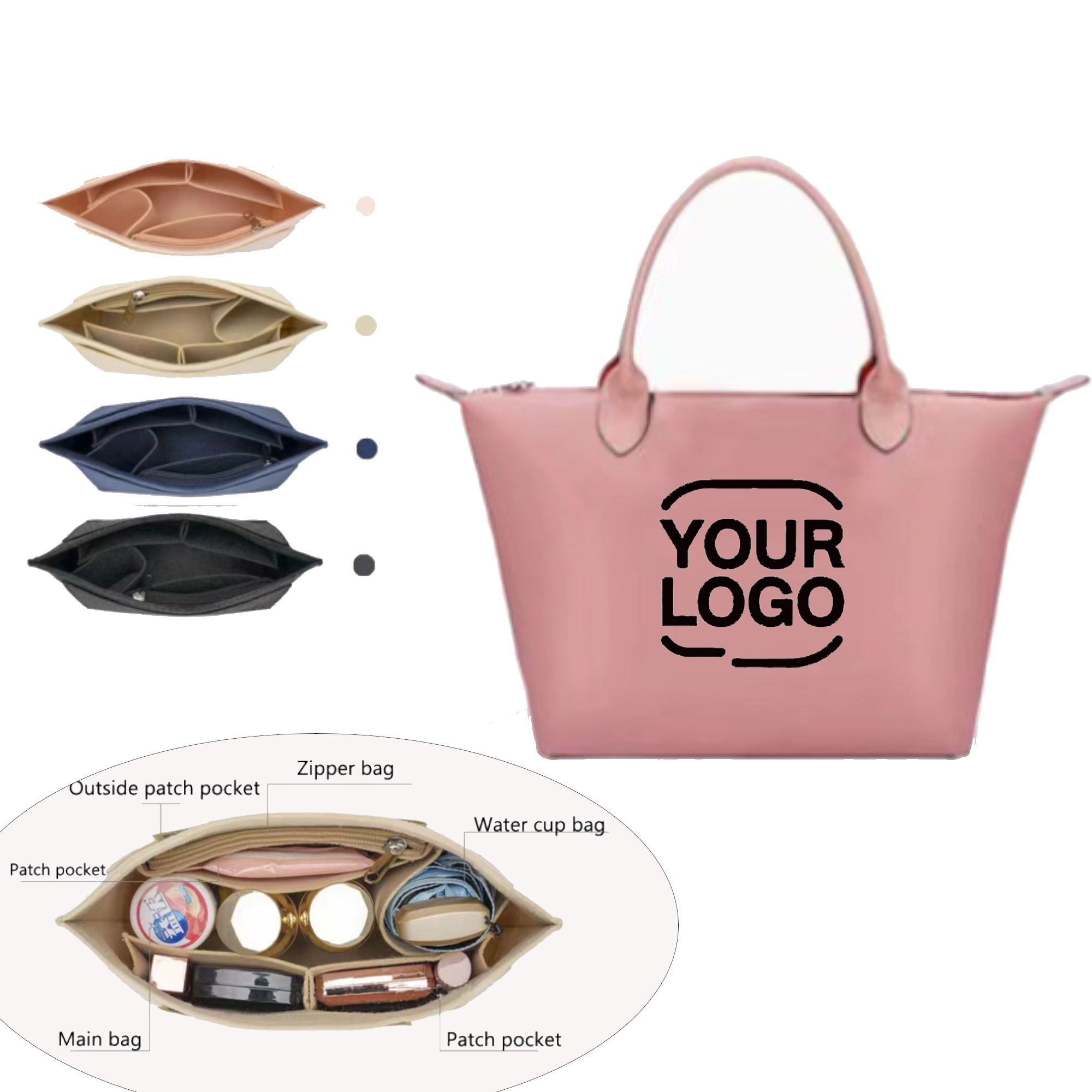 Makeup Felt Inner Bag 8