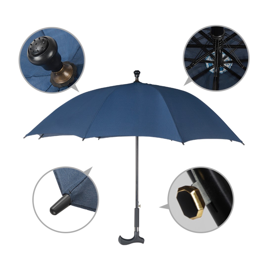 Automatic Open Umbrella with Walking Cane Stick 3