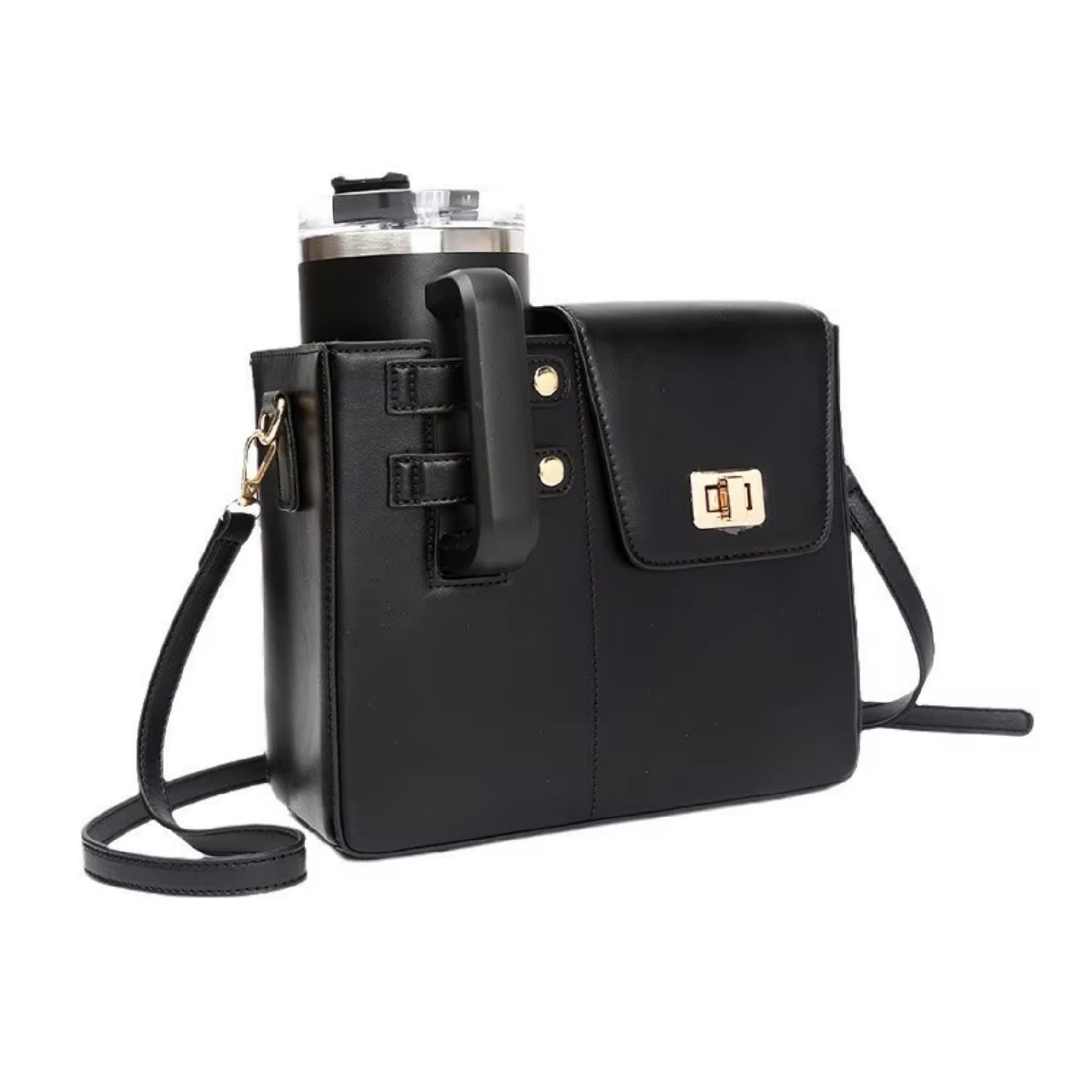 Tumbler Holder Crossbody Bag 19