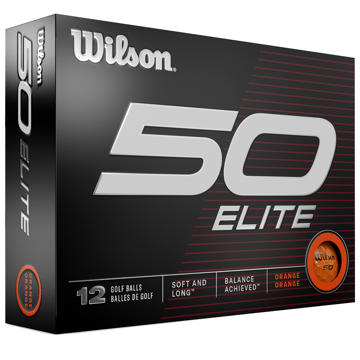 Wilson 50 Elite Orange Golf Balls 7