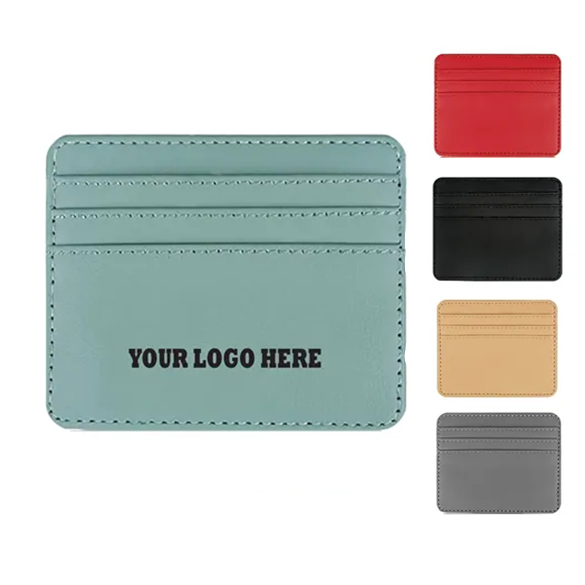 Minimalist Synthetic Leather Card Organizer 4
