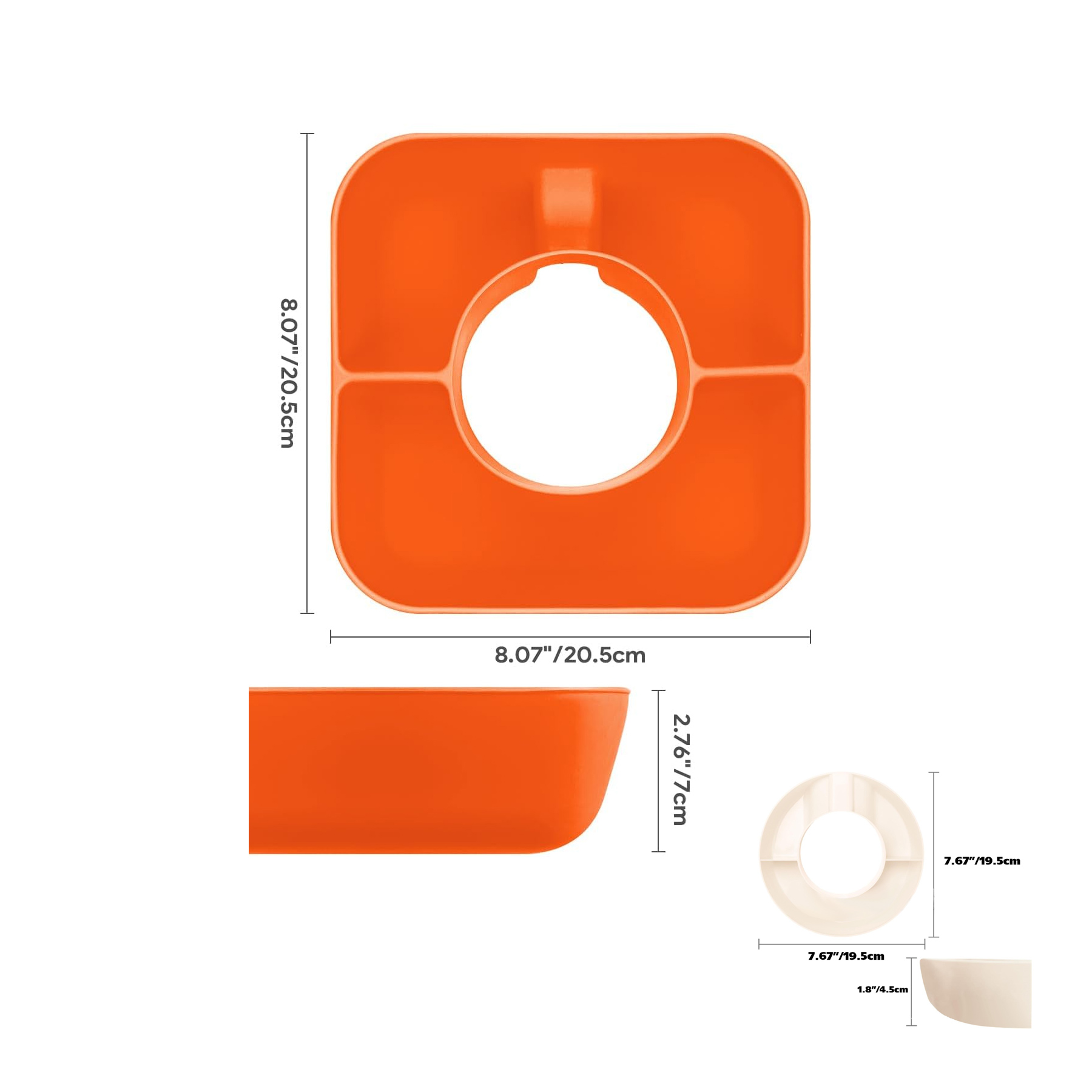 40 OZ Tumbler Snack Tray 6