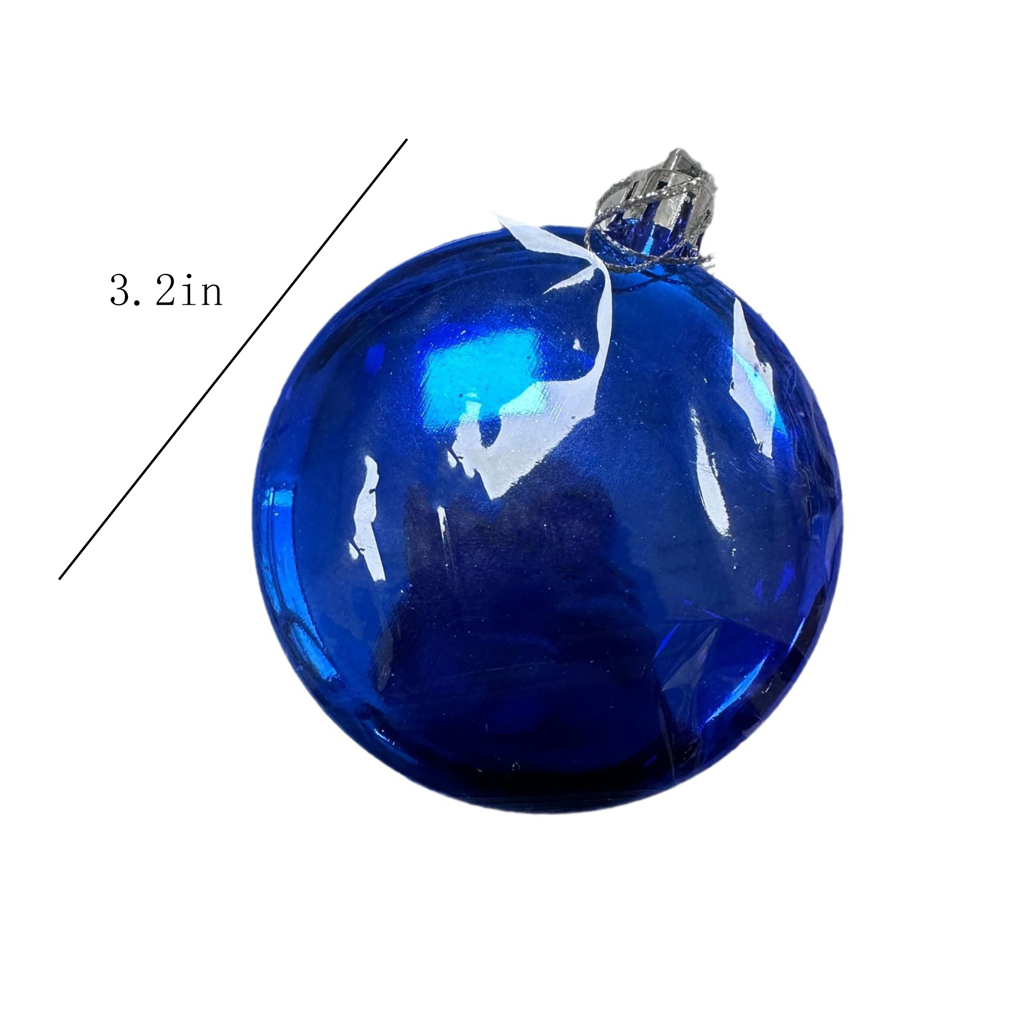 Flat Round Christmas Ornament 10
