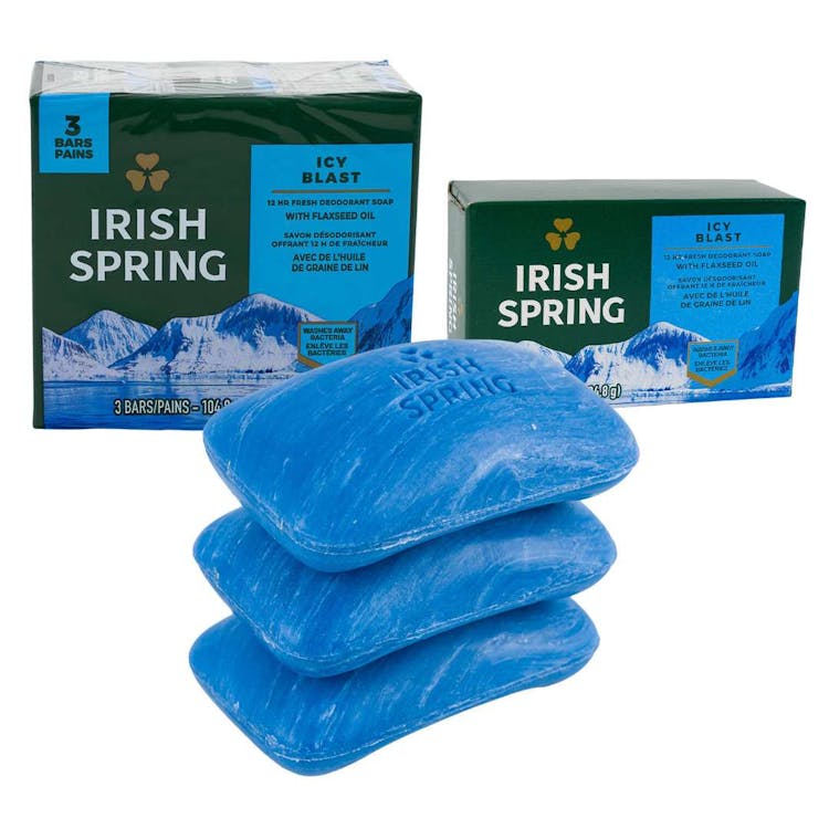 Irish Spring Icy Blast Soap 3.7 oz - 3 Pack 3