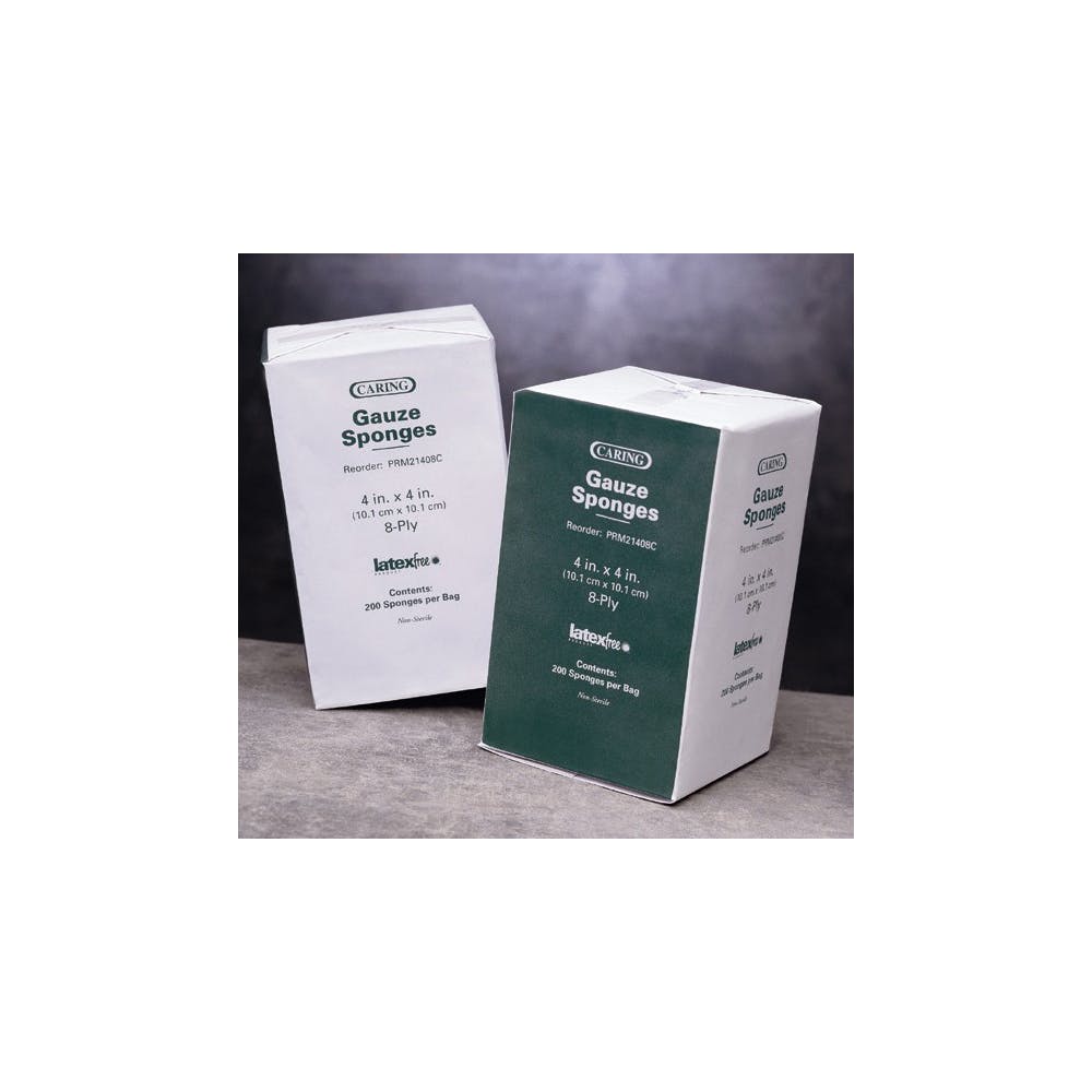 Gauze Sponges - 200 Count 4" x 4" Non-Sterile 2
