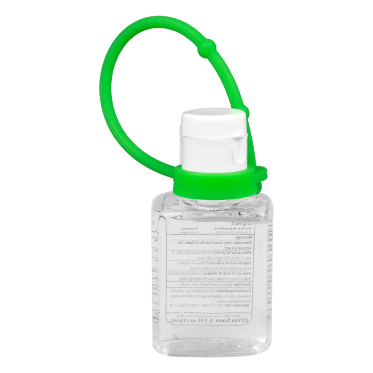 "SanPal S Connect" 0.5 oz Compact Hand Sanitizer Antibacterial Gel in Flip-Top Squeeze Bottle 7