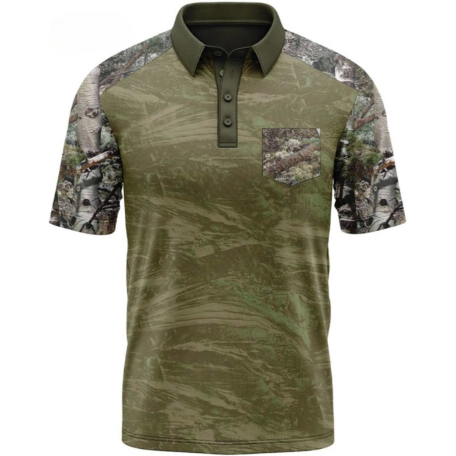 Mossy Oak® Men's 4.4 oz. Polyester Interlock Polo with Pocket