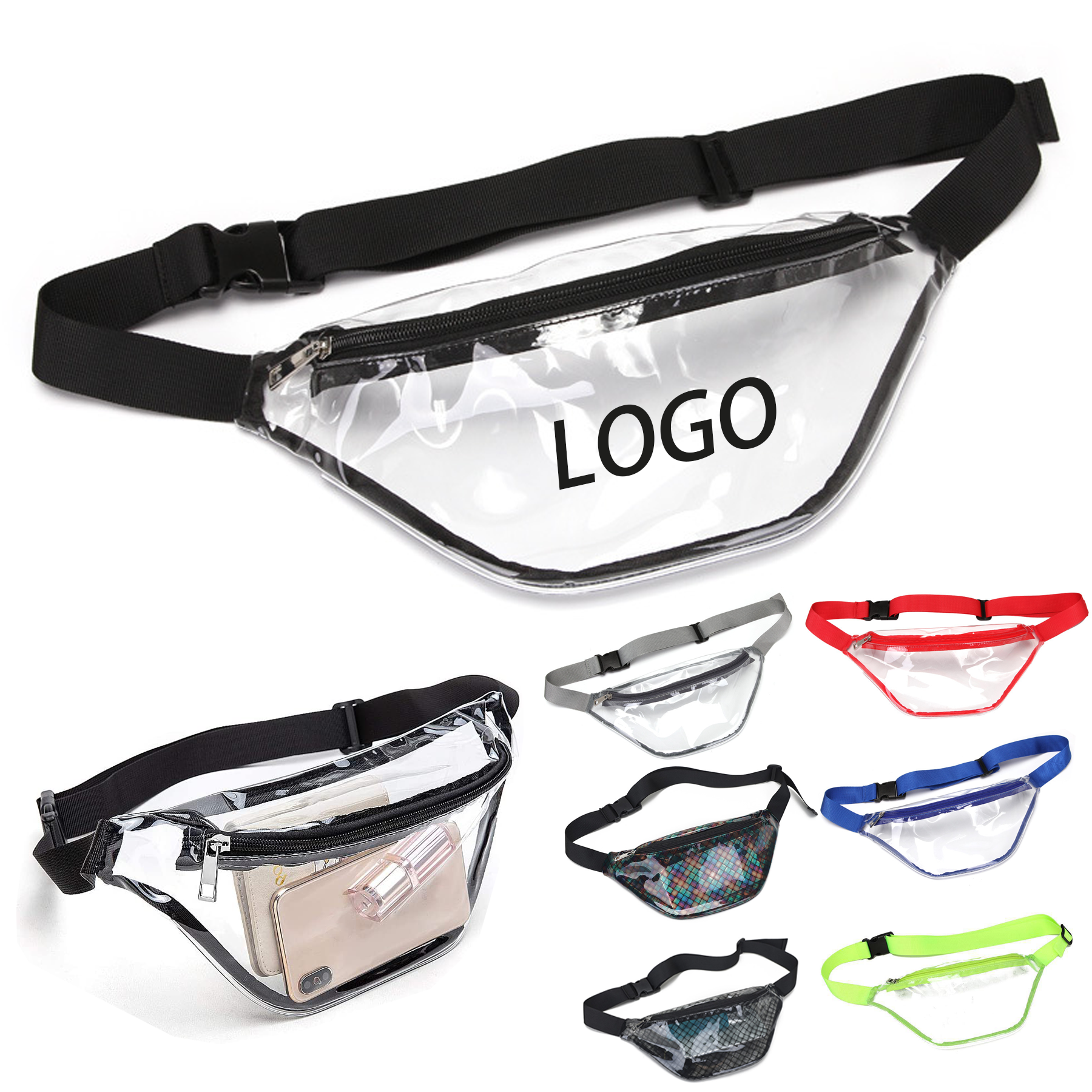 Clear Fanny Pack MOQ 50PCS 8