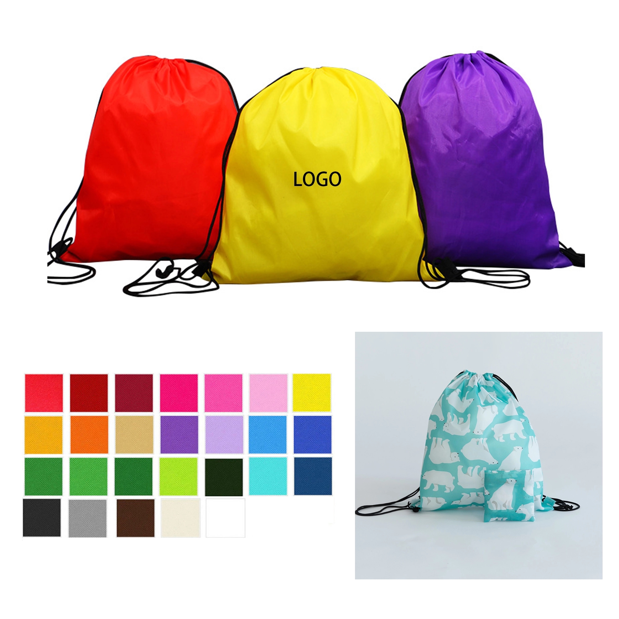 Drawstring Cinch Backpack