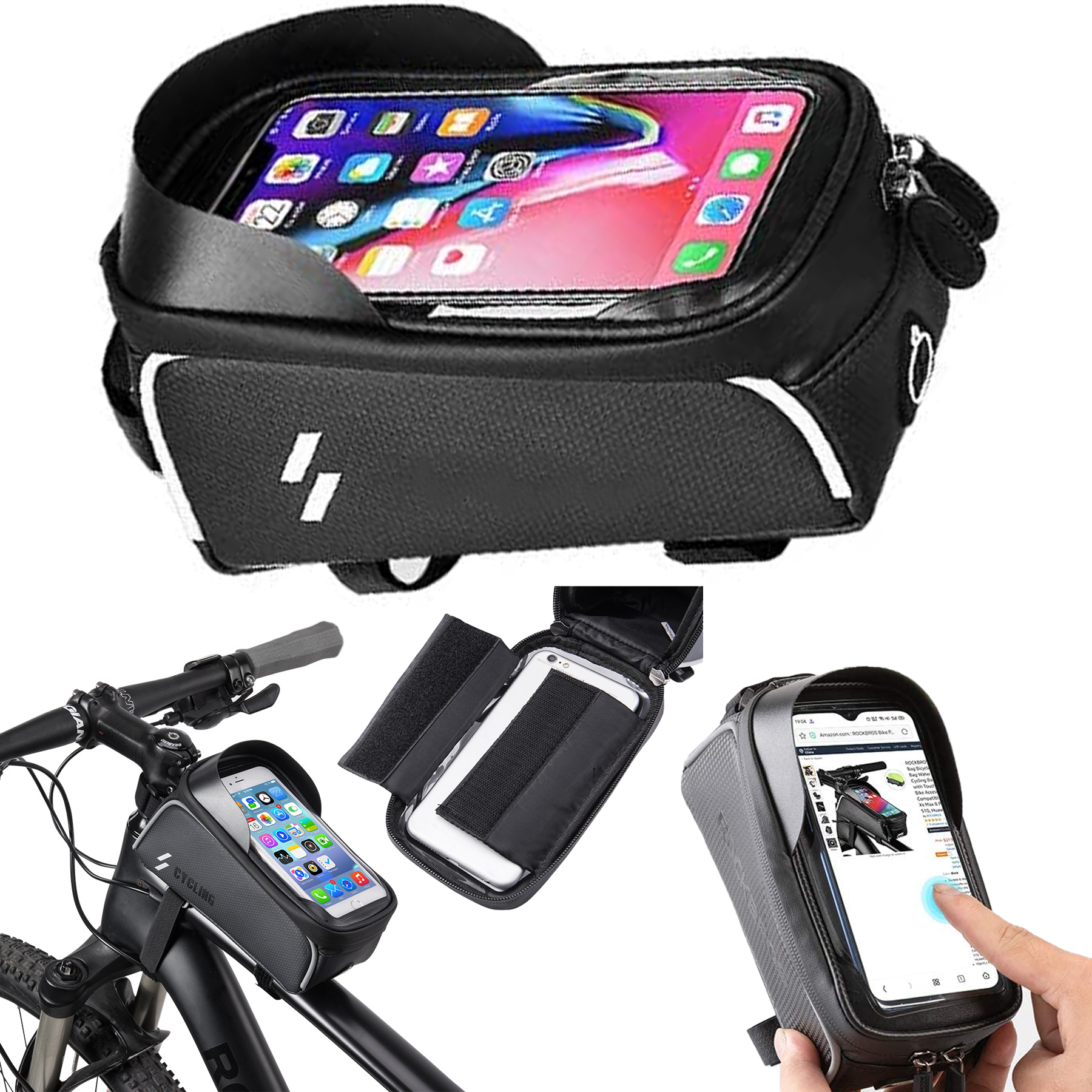 Bike Phone Front Frame Bag 6