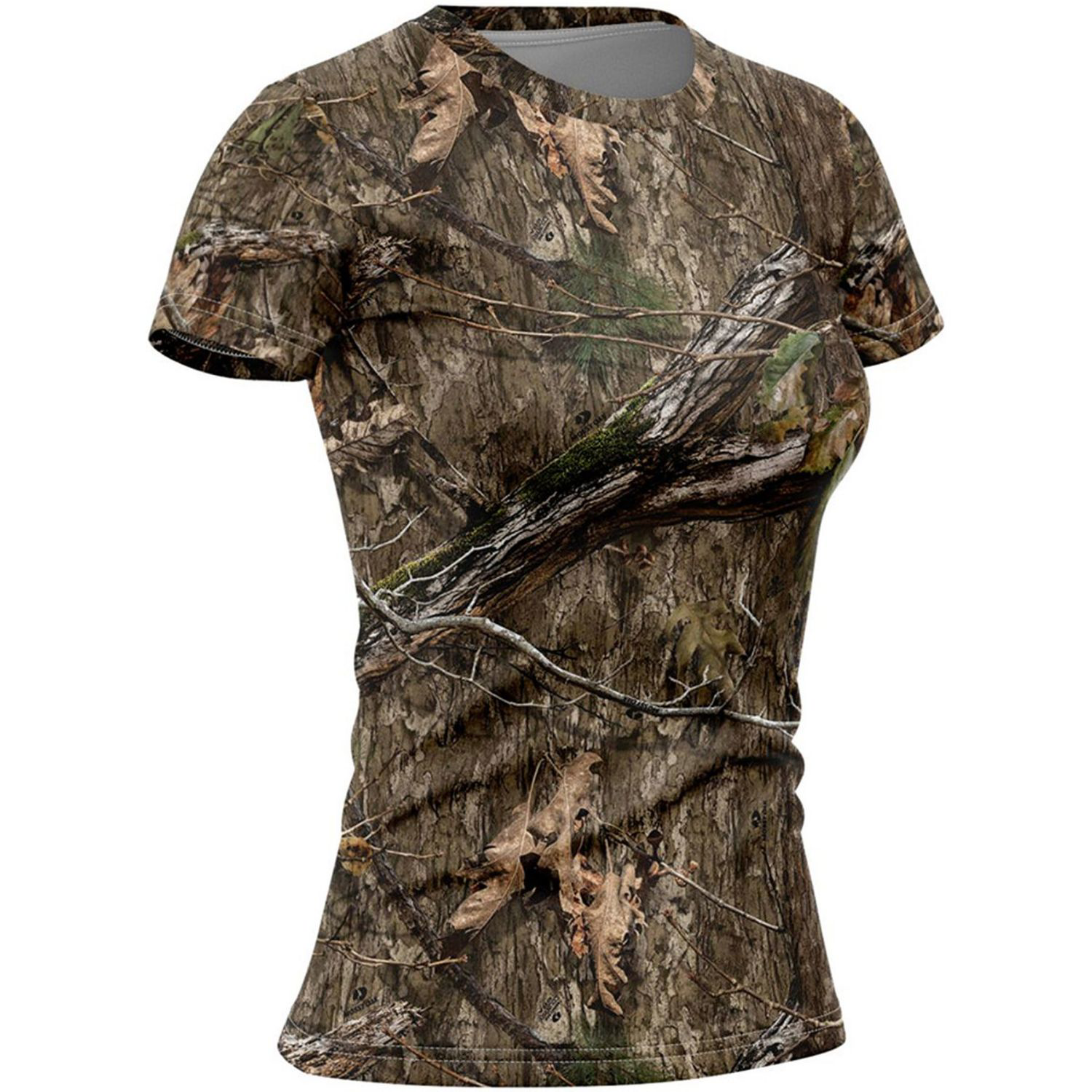 Mossy Oak® Women's 4.4 oz. Polyester Interlock Short Sleeve T-Shirt