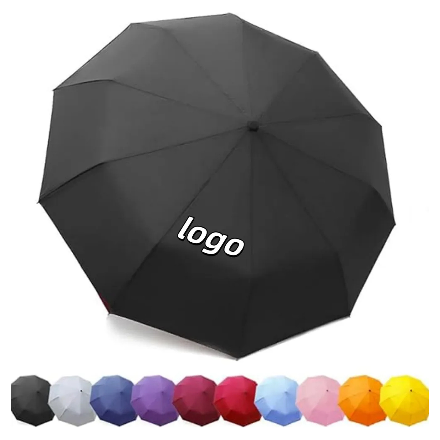 43" Foldable Automatic Travel Umbrella