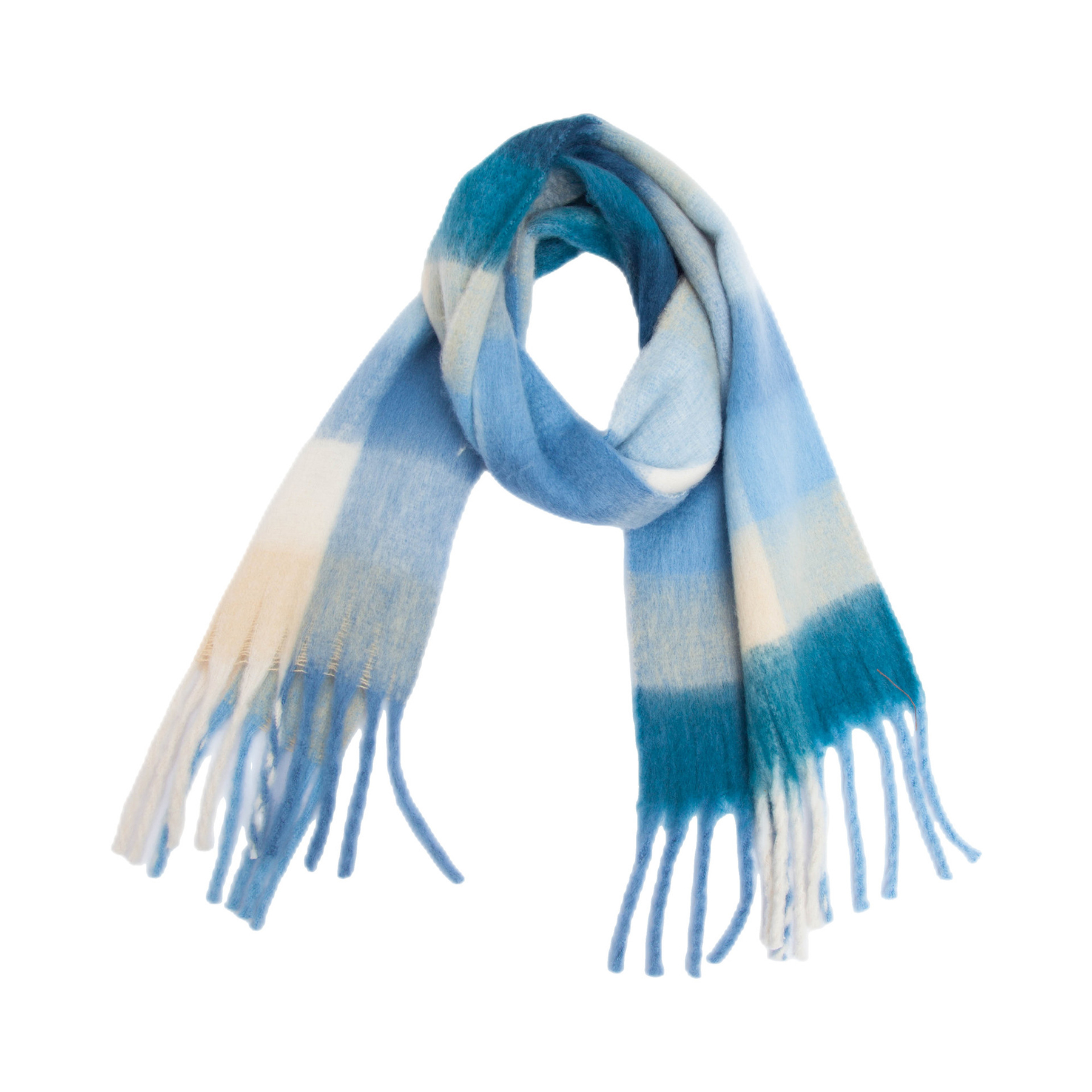 Big Coloured Checked Winter Warm Wrap Scarf 35