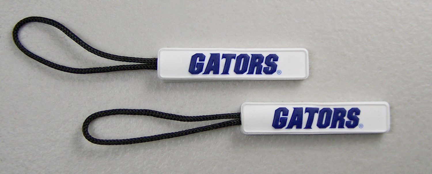 2D Custom Zipper Pull with cord 31