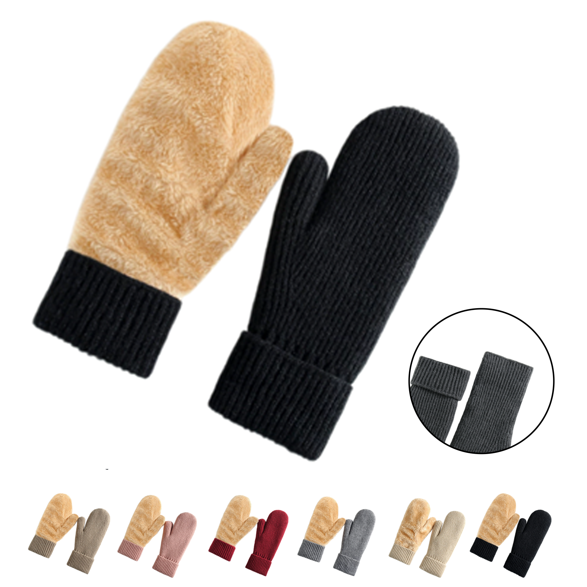 Knit Mittens 1