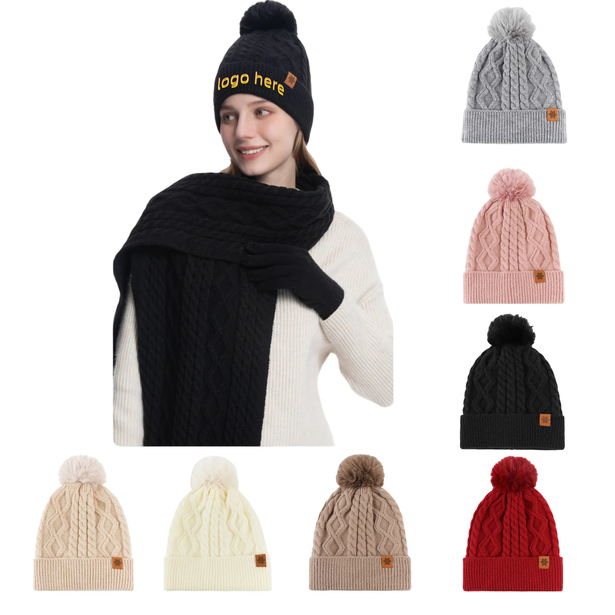 Ladies' Fleece-Lined Knit Hat 18