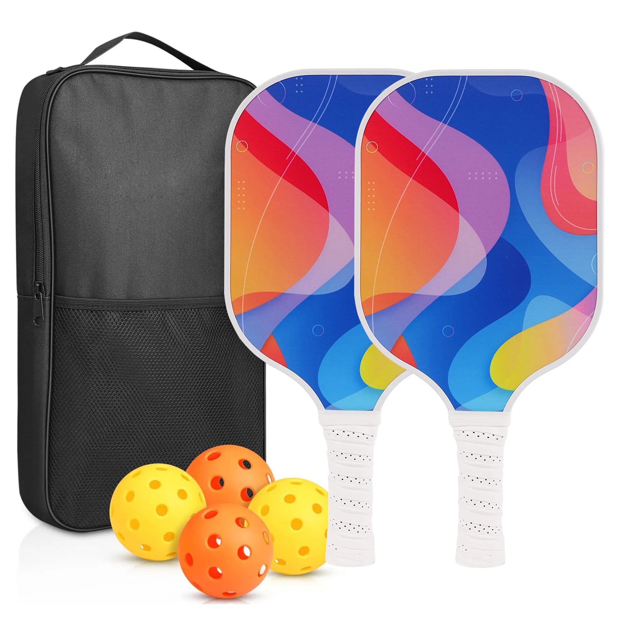 Portable Carry Bag Pickleball Paddles Set 14
