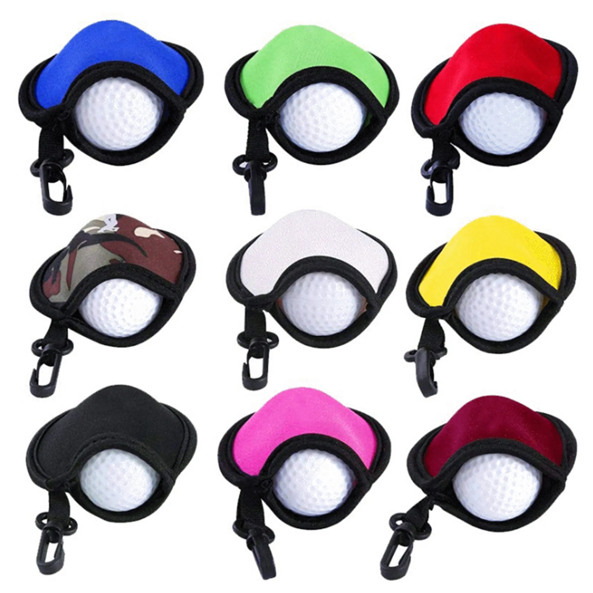 Full Color Golf Ball Cleaner Pouch MOQ 50 9