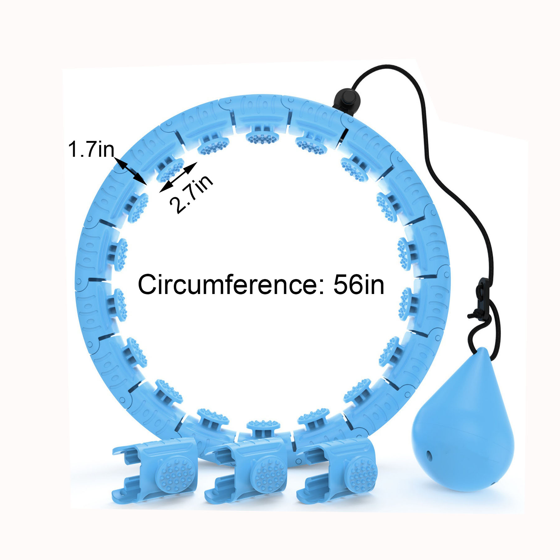26 Links Weighted Hula Circle 18