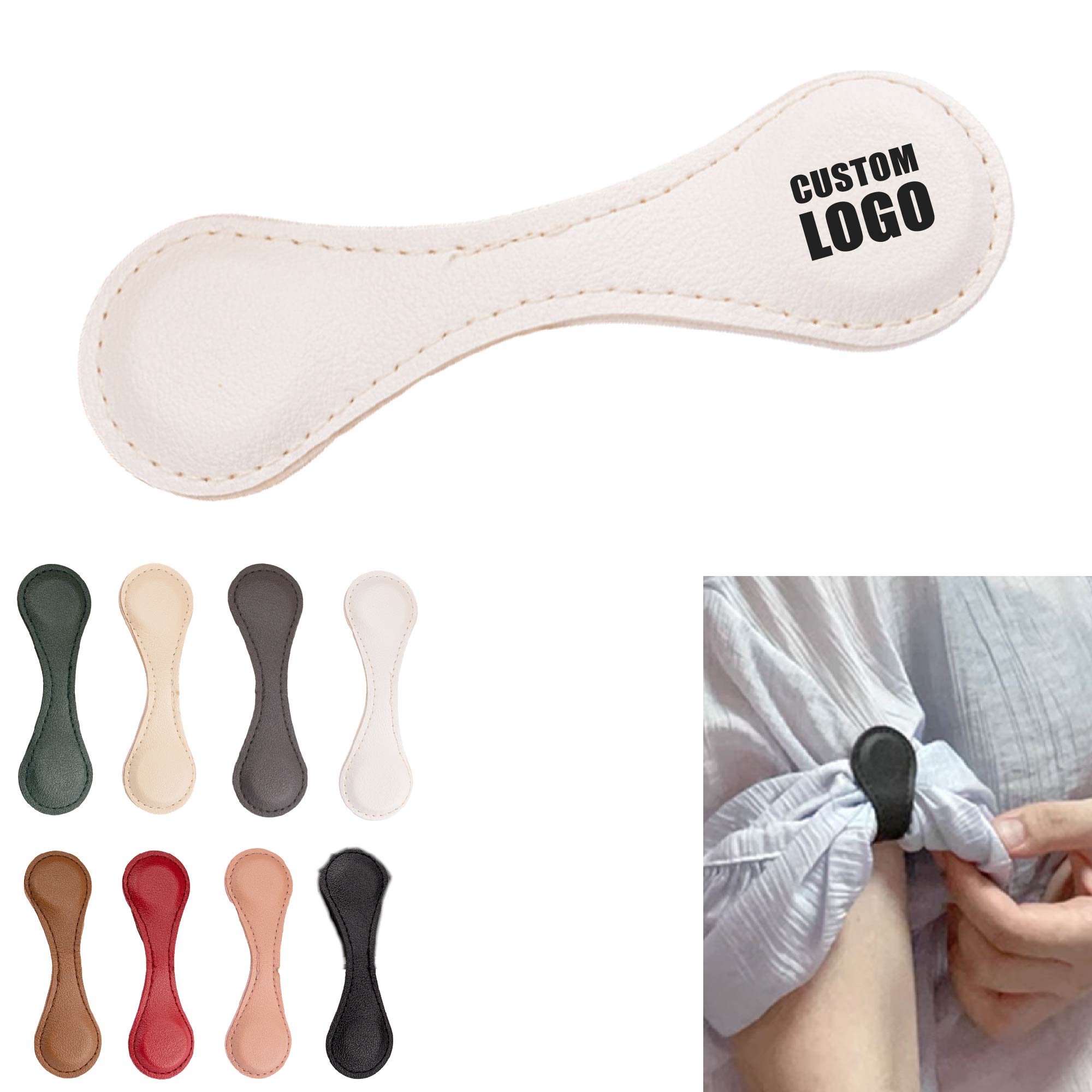 MOQ 20 pcs Leather Magnetic Hem Buckle 3