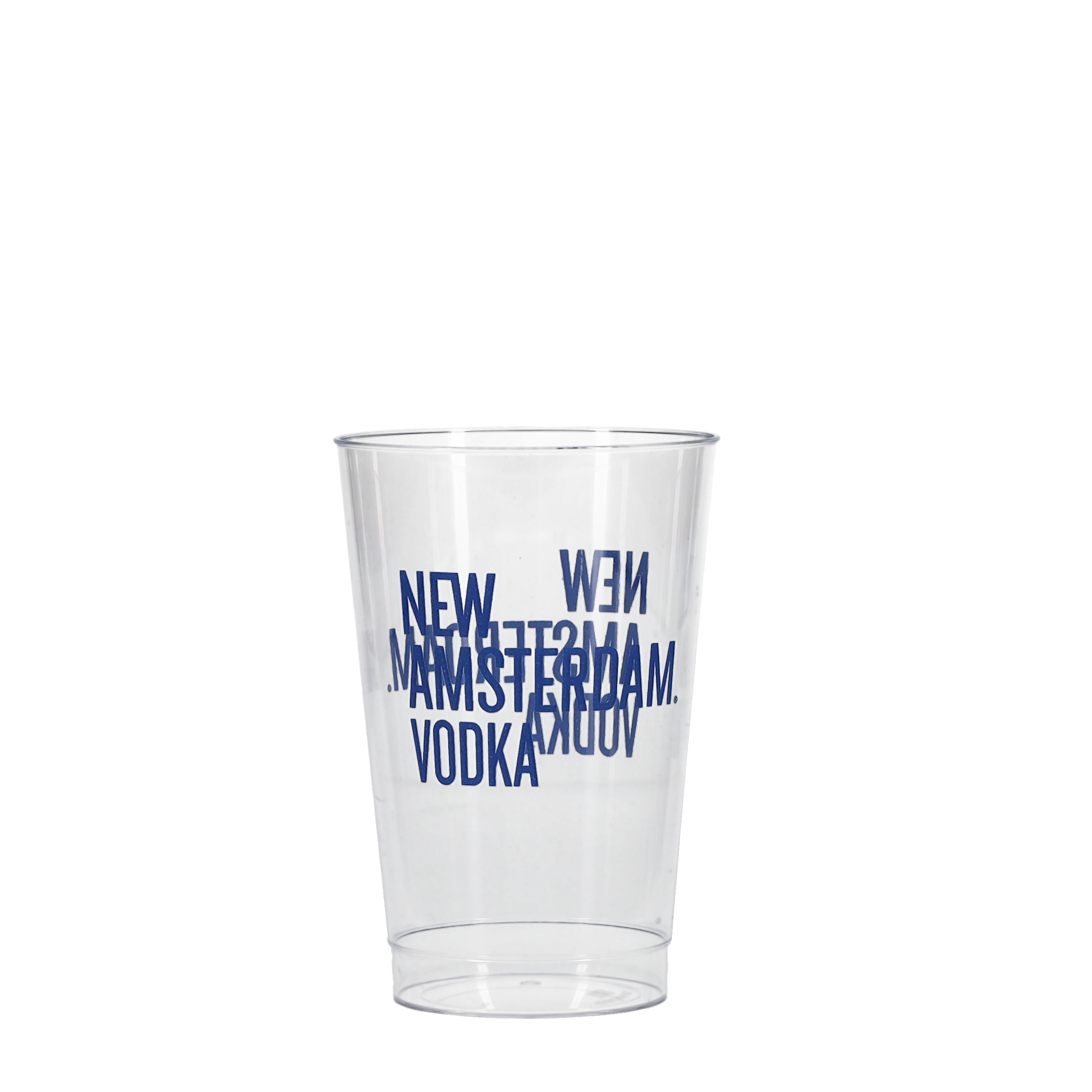 12 oz Hard Plastic Smooth Cup Clear Tradition Print 6