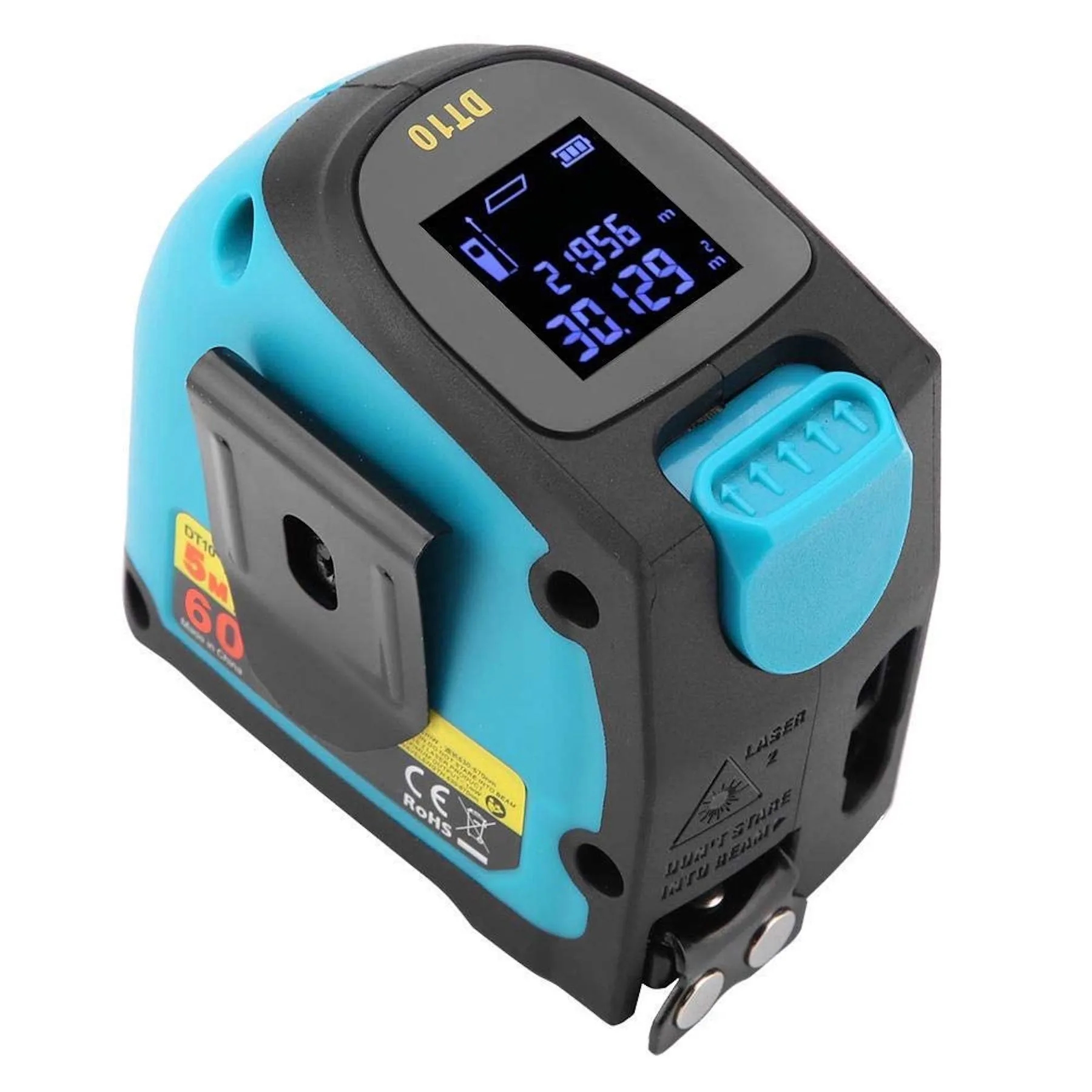 2 in 1 USB Rechargable Lasers Distance Tape Measure 7