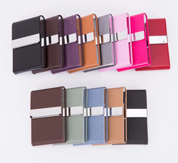 PU Leather Cigarette Business Card Case