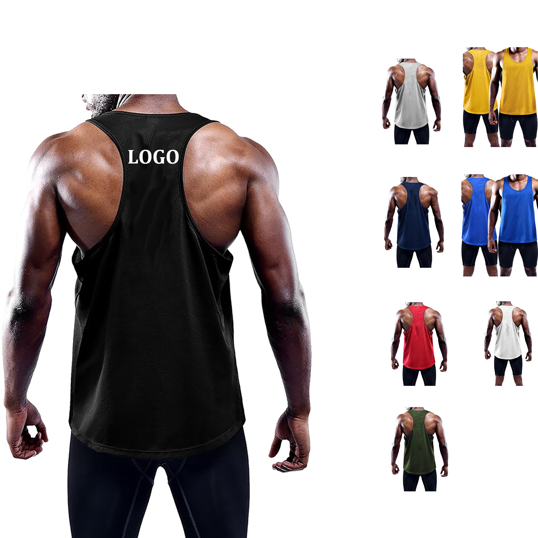 Men's Y Back Muscle Vest 21