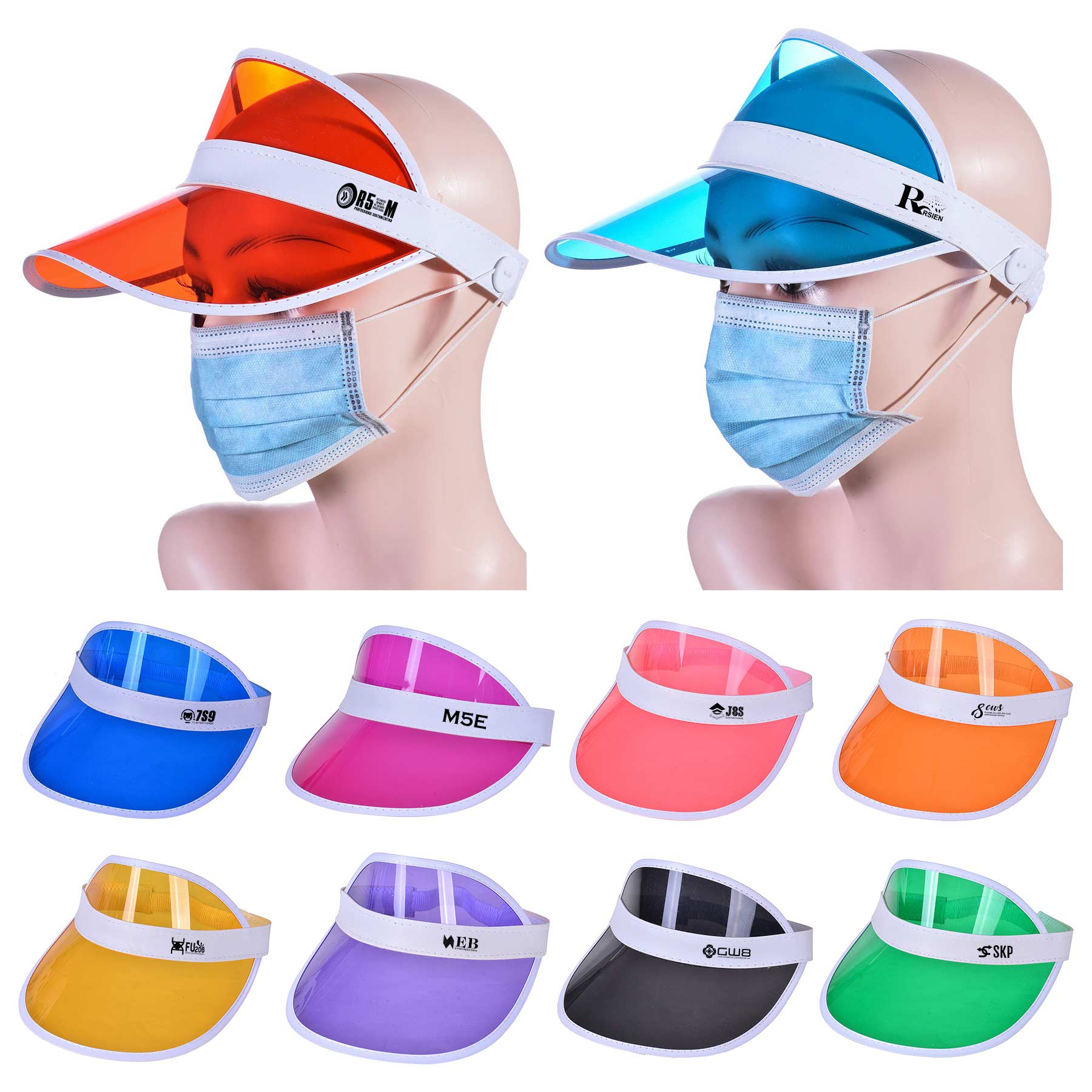 Unisex Transparent Cap with UV Protection