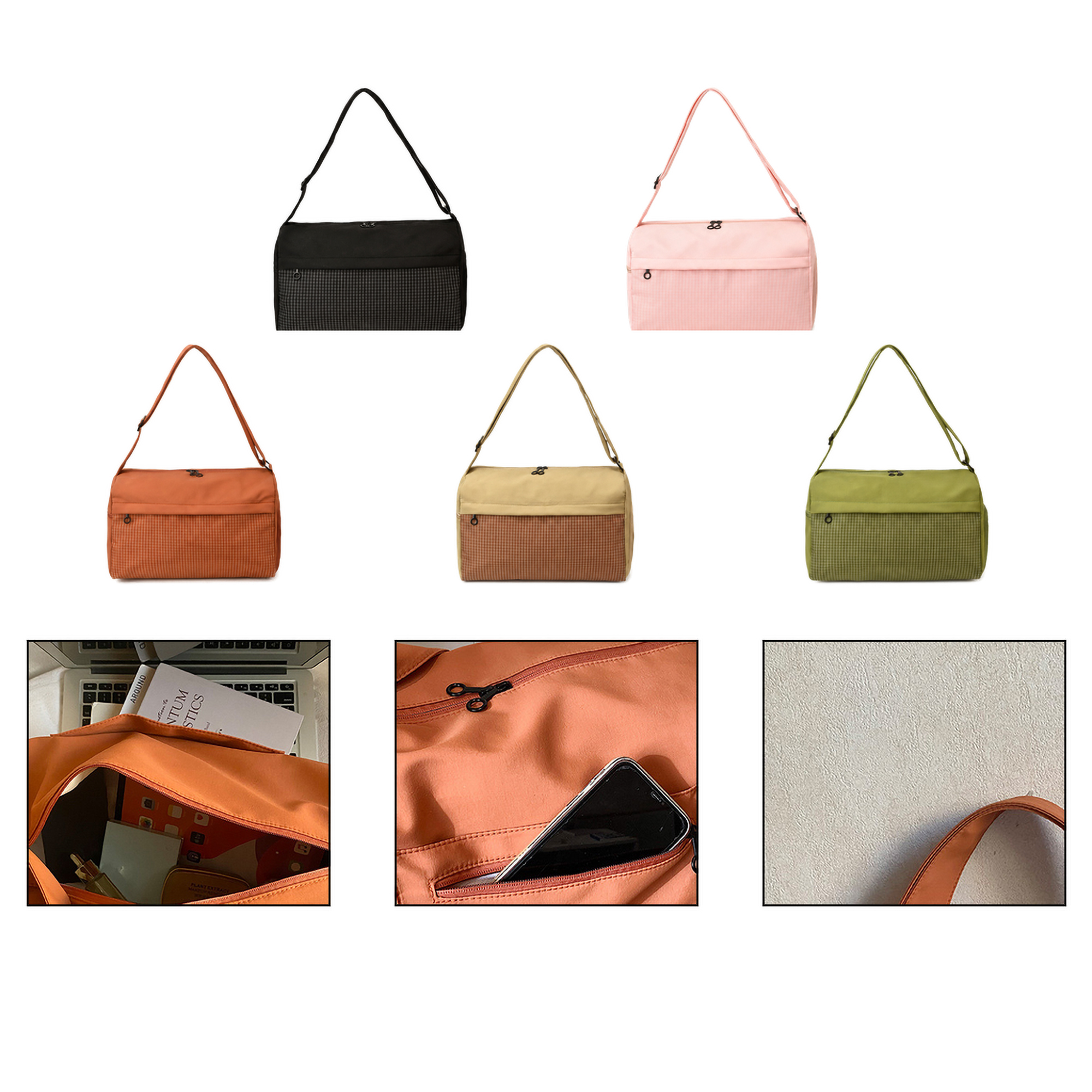 Roomy Workout Bag with Shoe and Clothing Storage 2