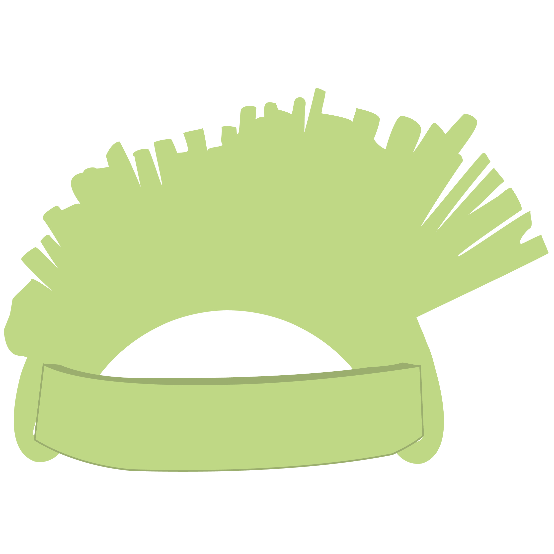Foam Mohawk Hat 58